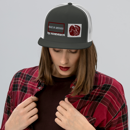 by: ACHIEVEMOR Snapback Trucker Cap