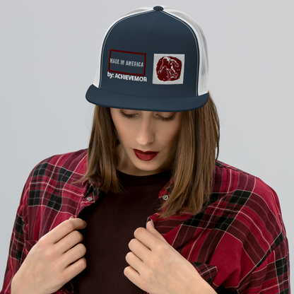 by: ACHIEVEMOR Snapback Trucker Cap