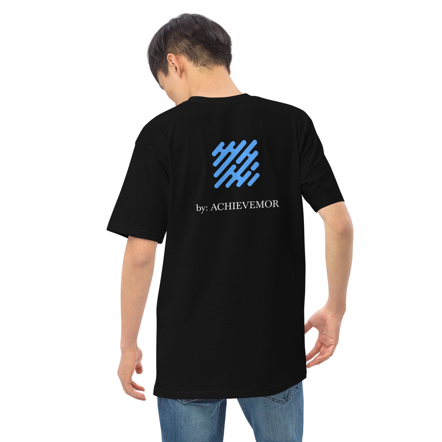 by: ACHIEVEMOR Men’s premium heavyweight tee